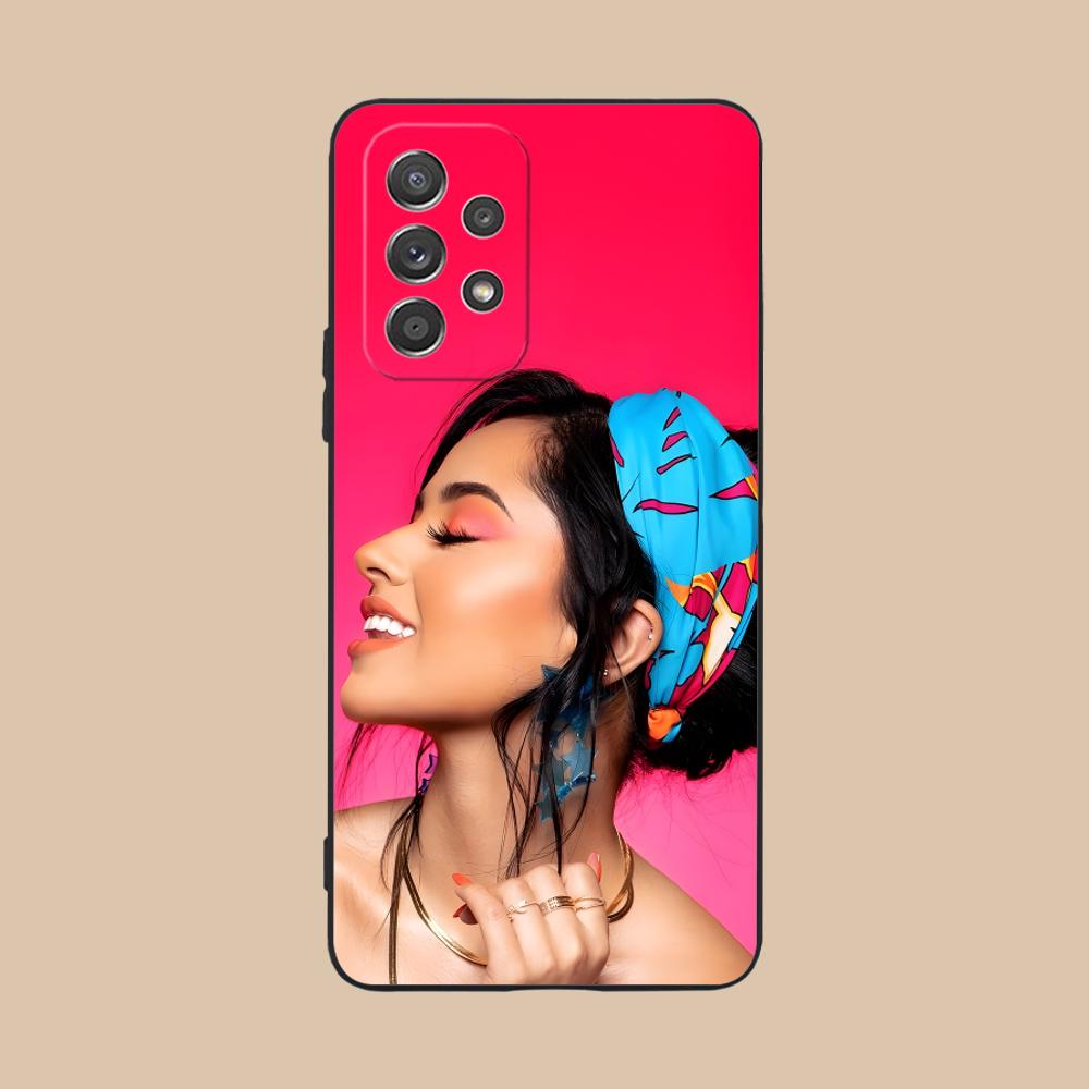 Модный матовый чехол из ТПУ Becky G для Samsung Galaxy M55 54 42 35 34 33 32 23 22 15 14 13 12 F55 5G Цветная крышка