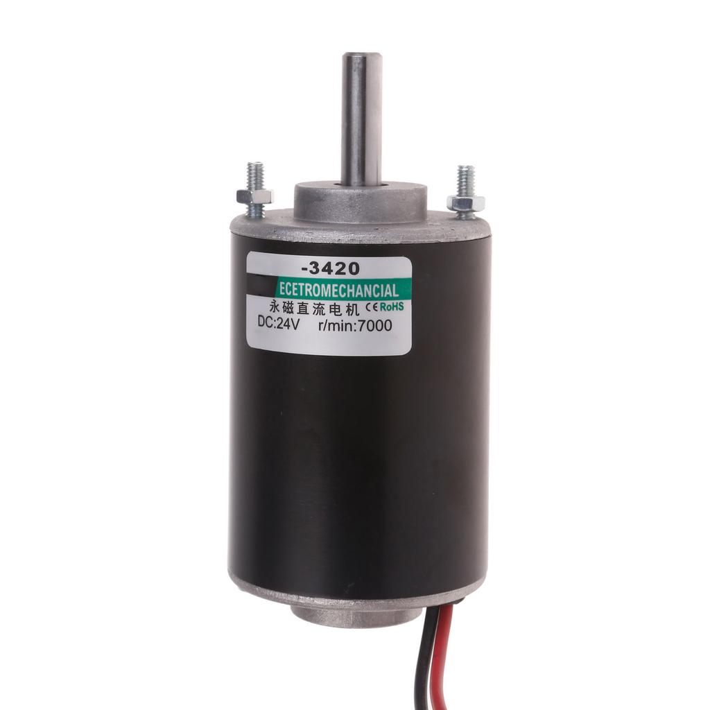 12 В/24 В постоянного тока постоянный магнит высокоскоростной двигатель вперед и назад небольшой двигатель с регулировкой скорости 30 Вт высокоскоростной прочный
