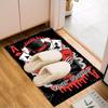 1PC Custom Name Skull In Top Hat Playing Cards Theme Floor Mat Ideal for Living Room, Game Rooms, Office, Bedroom,Floor Mat Playful Design