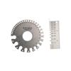 0.3125"-0.007" Scale Stainless Steel Plate Ruler Thickness Measurement Measuring Tool Wire Gauge