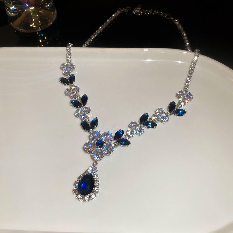 Роскошный комплект из европейских и американских бриллиантовых подвесок и серег - элегантные универсальные ювелирные изделия