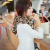 Long Fashion Ladies Wrap Leopard Scarf Shawl Chiffon