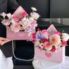 5Pcs Envelope Gift Box DIY Envelope Gift Paper Eco-Friendly Flower Box Bouquet Wrapping Printing