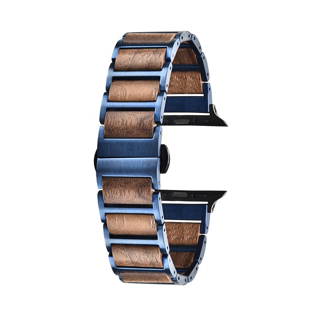 Luxury Durable Stainless Steel Watch Band Bracelet Custom Patterned Butterfly Clasp Limited Edition 186mm Band Length Compatible