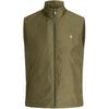 Polo Logo Embroidered Stand Collar Zip Sleeveless Vest Men Vest Olive 710961832-002