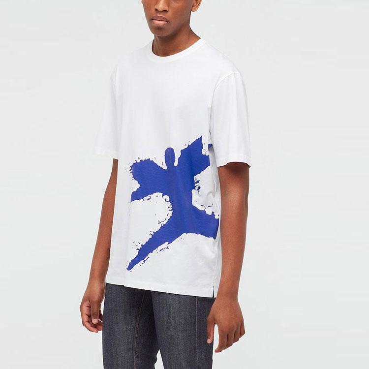 Uniqlo Мужская футболка с коротким рукавом с принтом из коллаборационной серии X Jil Sander +J Топы Белый 440441-00