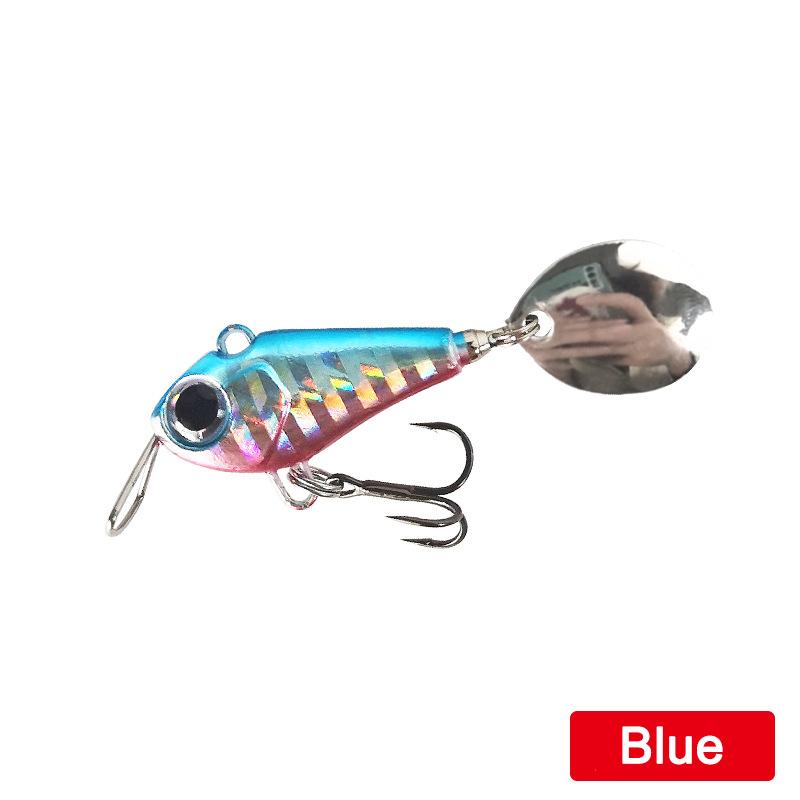 Vib маленькая небесная звезда вращающаяся с блестками 3,3 см 15 г японский стиль приманка для дорожного бегуна микрообъект маленькая фасоль Дин вращающаяся вибрация