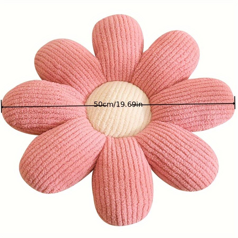 Soft Plush Polyester Woven 8-Petal Flower Cushion Assorted Colors Home Sofa Bedroom Chair Decorative Pillow Japanese Tatami Mat Cushion Pad