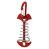 Wind Rope Buckle Portable Camping Deck Peg Tent Rope Buckle with Carabiner Camping Awning Tent Hooks Fixed Nail Outdoor Tools