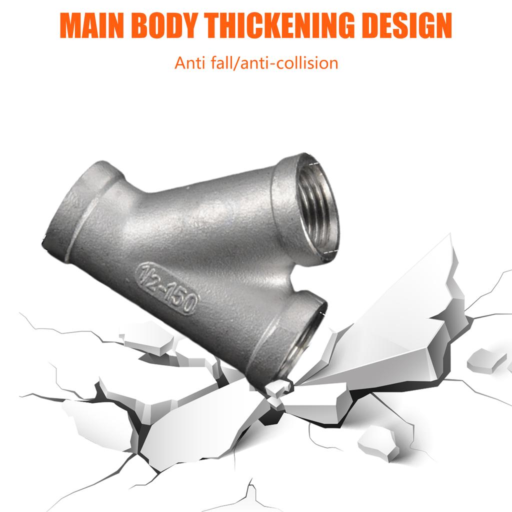 Трубопроводная арматура из нержавеющей стали Тройники Y-образной формы Косые отводы 45 градусов для газовых и водных систем, кухни, сада, ирригации