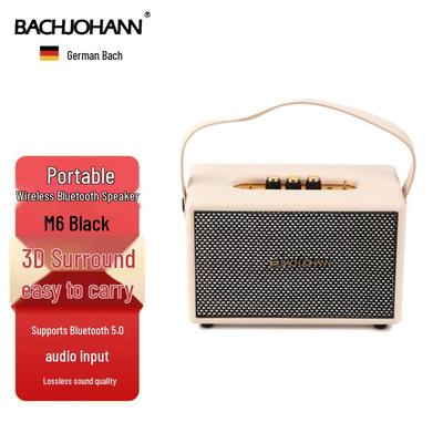 Bach Johann M6 Портативная Bluetooth-колонка CN-вилка (адаптер в комплекте)