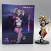 11Cm Anime Character Harley Quinn Sitting Position Pvc Action Figures Desktop Ornament Model Toy Collectible Periphery Fun Gifts