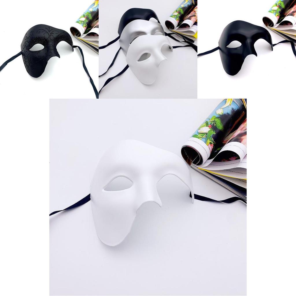 Vintage Phantom Of The Opera Mask With Retro Style For Cosplay And Themed Events