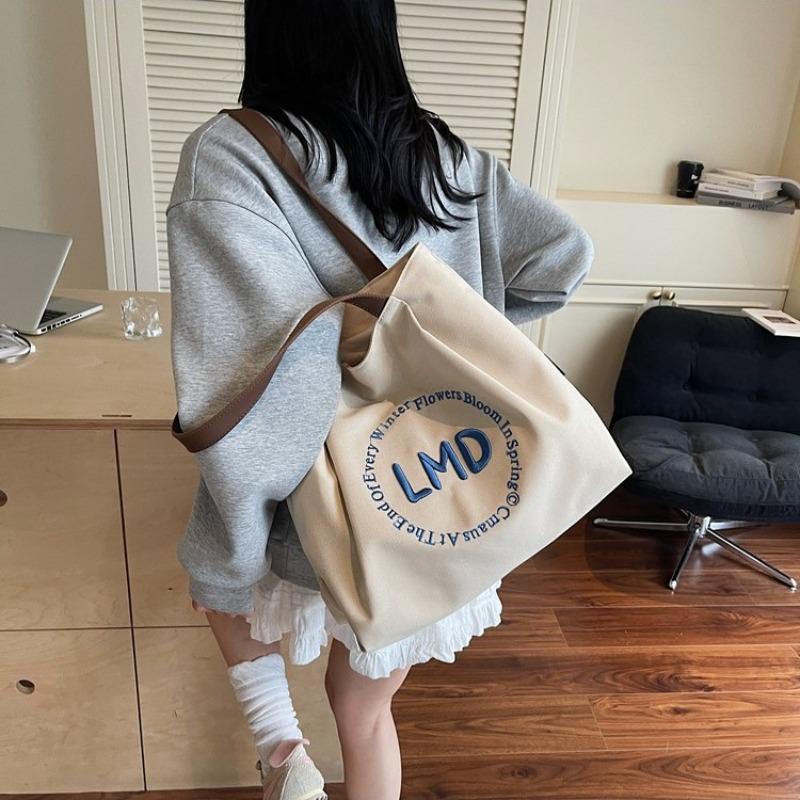 Женская новая сумка-тоут на одно плечо, студенческая косметичка, портативная для выхода в свет и легкая для работы, сумка-мессенджер на одно плечо для поездок на работу