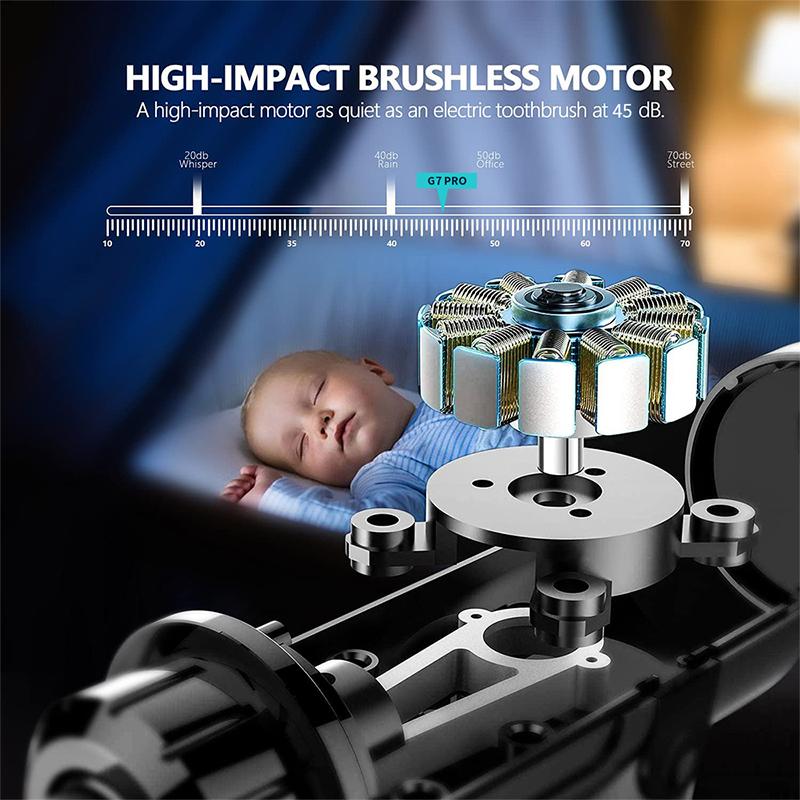 New LCD Touch Screen Massage Gun Mini 32 Speed Deep Tissue Percussion Muscle Massage Fascia Gun Pain Relief and Neck Vibrator Fitness