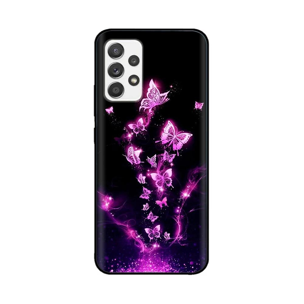 Чехол для Samsung A72 Мягкий Жидкий Силиконовый Корпус для Samsung Galaxy A72 Чехол A 72 Полная Защита Высокое Качество Fundas