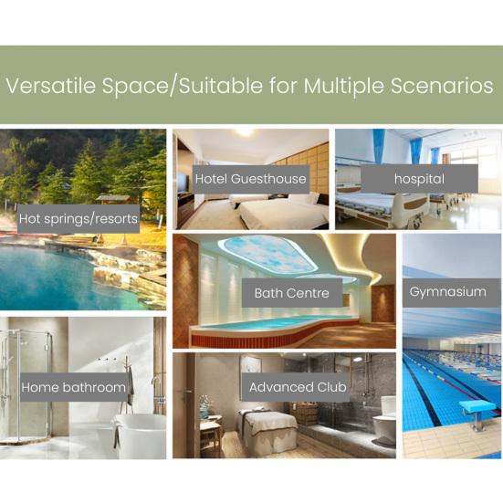 Soap Dispenser 400ml*2 Dual Compartment Large Capacity Inner Liner Easy Refill Visual Design Soap