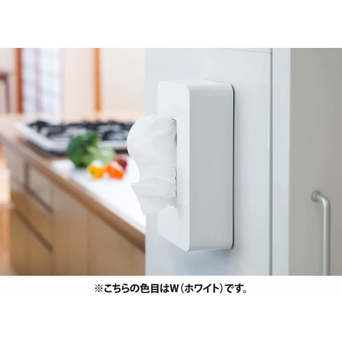 Ohe Tissue Case, Red, Approx. 24.5cm H x 13cm W x 7cm D, Smart Home II, Paper Holder, Tissue Box with Magnet, Simple Design, Made in Japan