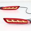 2Pcs For 19-22 Mazda 3 Hatchback Rear Bumper Reflector Fog Brake Indicator Light
