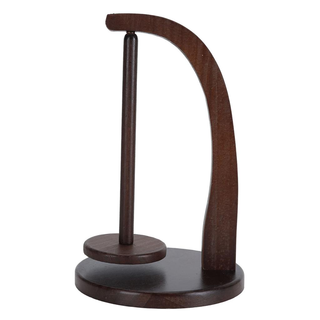 Yarn Holder Wooden Yarn Rotating Yarn Stand Portable Knitting Crochet Spindle Dispenser for Household
