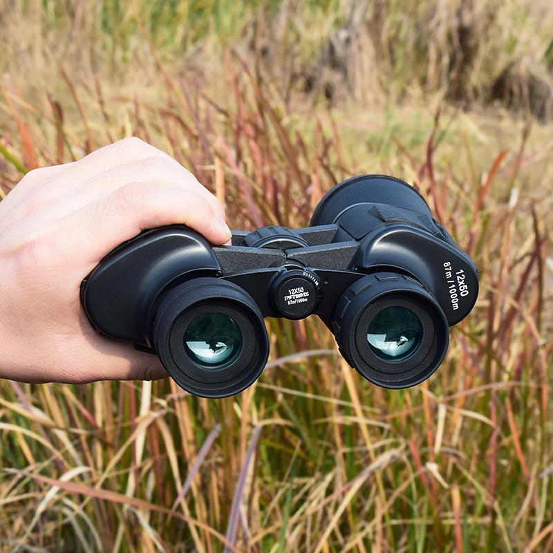 Binocular Telescope 12 × 50 High Magnification Large Eyepiece Wide Angle Large View Concert Telescope