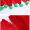 Children Christmas Dwarf Accessories for Boy Girl Kids Christmas Elf Costume Includes Elf Suit Elf Hat and Shoe Covers