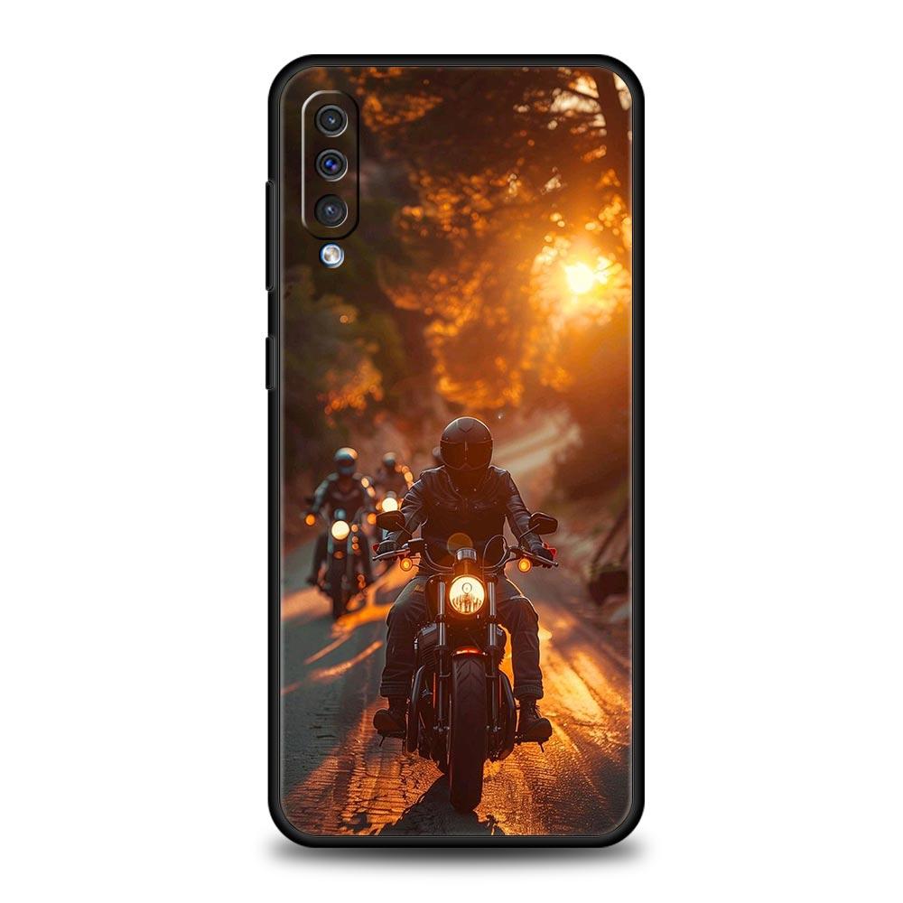 Чехол для телефона Мото Кросс Мотоцикл Спорт Для Samsung A56 A36 A26 A34 A17 A16 A06 A14 A12 A54 A72 A22 A20e A52 A50 A40 A32