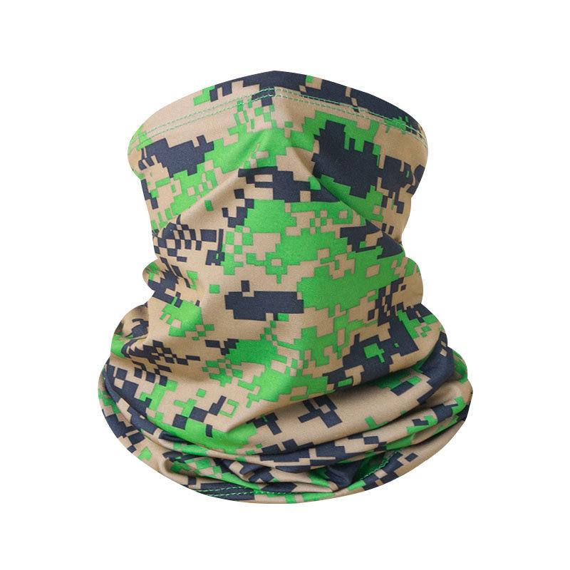 Summer Ice Silk Sunscreen Neck Gaiter: Breathable, Quick-Drying, Multifunctional Headscarf and Cycling Face Mask for Sun Protection