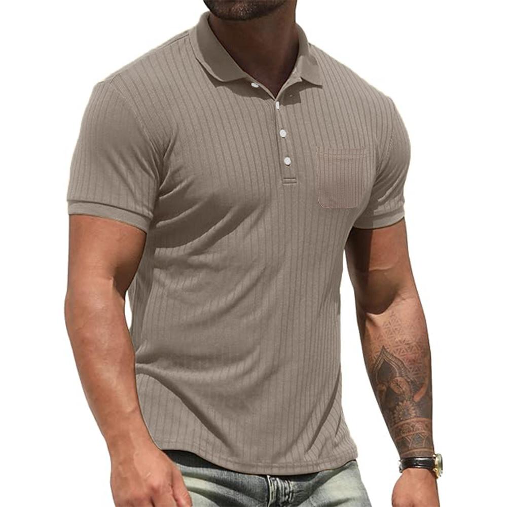 Хлопковые мужские повседневные футболки для спортзала, летние футболки с воротником-лацканами, топы с коротким рукавом, футболки, мужская одежда, уличная одежда, высокая эластичность