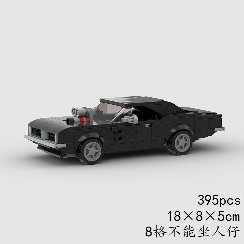 Техническая Скорость MOC Автомобиль Город Супер Ралли Автомобиль Строительные Блоки Кирпичи Украшение Ретро Винтажные Игрушки Для Детей Взрослых Подарки на День Рождения
