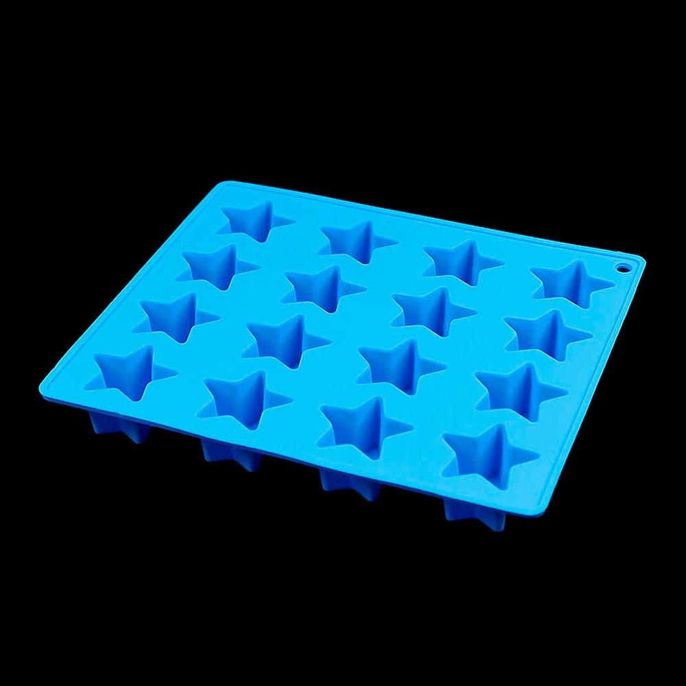 Silicone World DIY Пятиконечная Звезда Силиконовые Формы для Льда 16 Ячеек Форма-решетка для Звездного Льда Поднос для Изготовления Льда Инструменты для Выпечки Шоколада