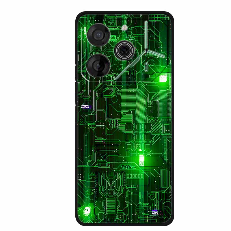 Для чехла Tecno Pova 6 Pro Роскошный ТПУ Силиконовый Мягкий Чехол на Заднюю Панель Чехлы для Телефона для Tecno Pova 6Pro LI9 Ударопрочный Милый Прекрасный fundas