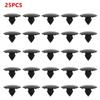 25pcs Car Auto 7mm Bumper Hood ulation Retainer Clips  For Toyota 90467-09050