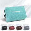 Wear-resistant Car Tissue Box Nappa Leather Paper Towel Organizer  Car Seat Head Back