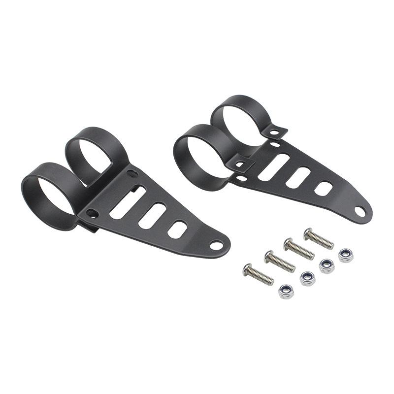 Аксессуары для мотоциклов Универсальный кронштейн для фары, модифицированный кронштейн для фары 41/43 мм Металлический кронштейн