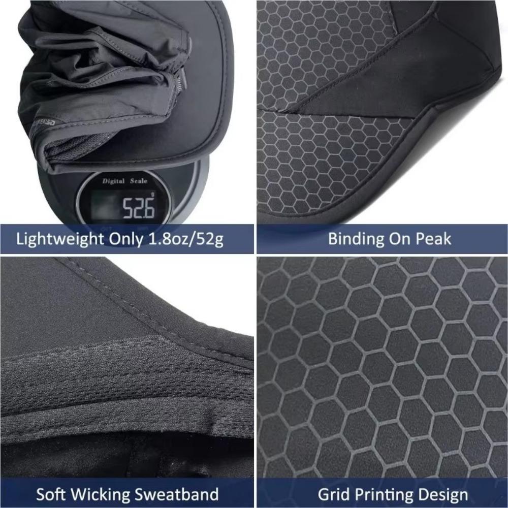 Soft Brim Sports Golf Caps Quick Dry Baseball Cap New Stretch Running Hat Summer