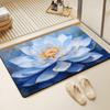 3D Visual Flower Diatom Mud Floor Mat Bathroom Floor Mat Entrance Door Mat Bathroom Absorbent Foot Mat