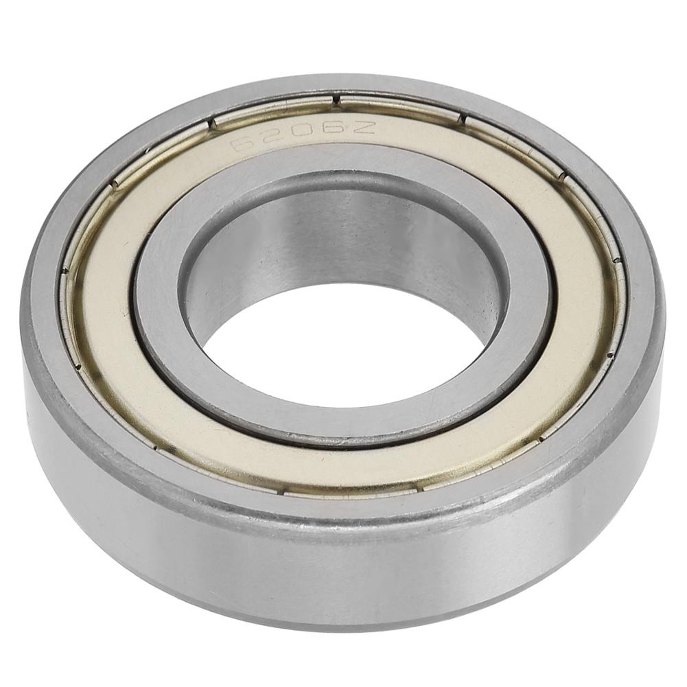 1pcs Metal Double Shielded Deep Groove Ball Bearings 30*62*16mm(6206 zz)