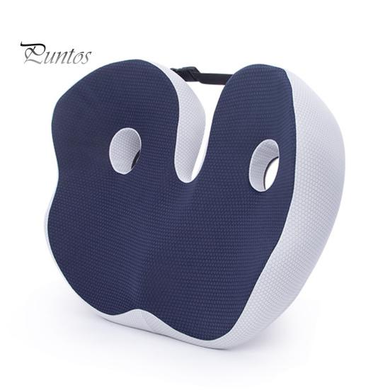 Эргономичная подушка для ягодиц, подушка для сиденья при геморрое, облегчение давления на копчик, поддержка с эффектом памяти, мягкое облегчение боли в спине, медленный отскок, удобное сидение