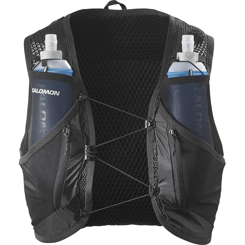 [Salomon] Рюкзак для гидратации ACTIVE SKIN 12 SET LC2177400 Унисекс ЧЕРНЫЙ/МЕТАЛЛИК M