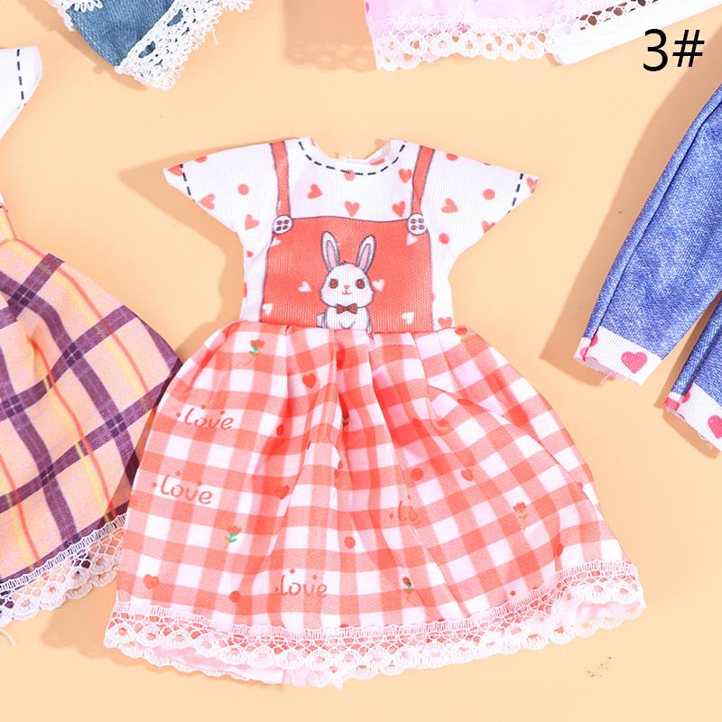 Одежда для кукол BJD 1/6 Платье для девочки Модный топ на бретельках Плиссированная юбка Лолита Студенческая одежда Одежда для кукол Подходит для кукол 30 см 1/6 BJD SD 13 Blyth