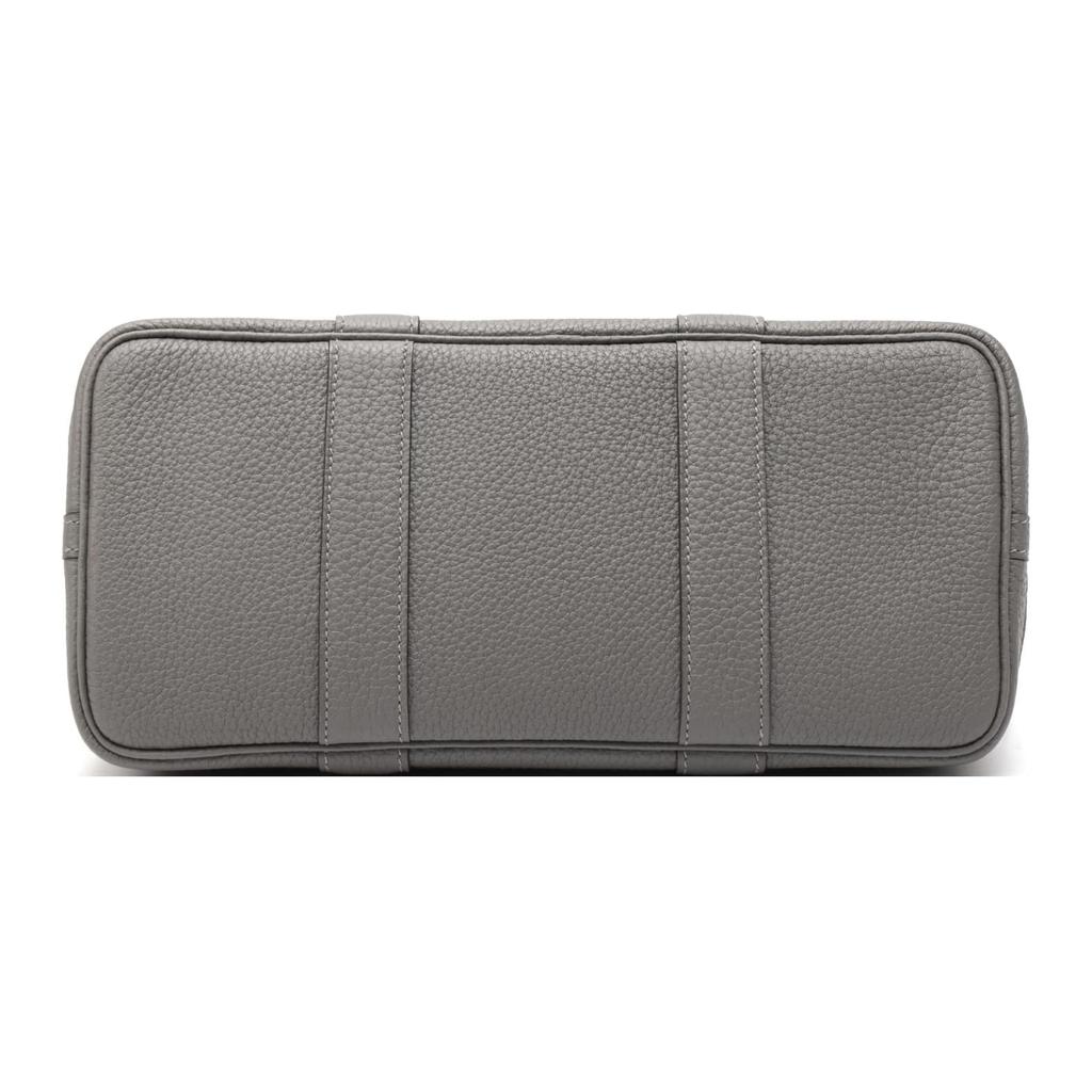 HERMES Garden Party Negonda Calfskin Handbag 30 Women's 0L Grismeyer Rain Cloud Gray H051568CK0L