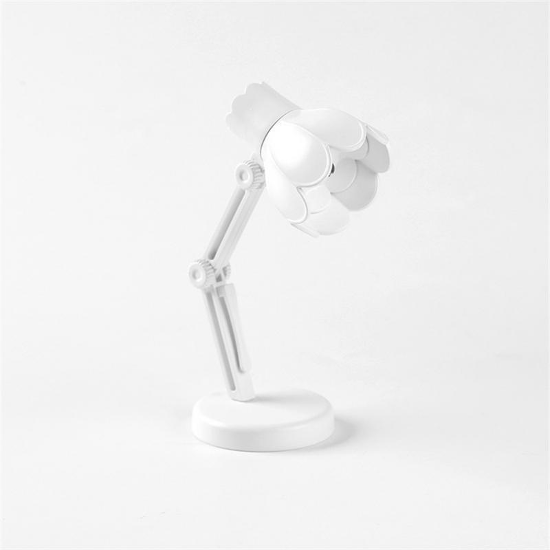 Настольная лампа для чтения, новинка 2023 года, декор для спальни, складное освещение для книг, мини-ночник, милый теплый свет, креативный цветочный светильник