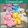 Colorful Glowing Teddy Bear Plush Toy Stuffed Animal Doll Decoration Kids Gift