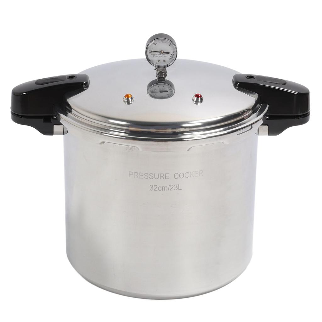 Pressure Cooker Thickened Aluminum Alloy 23L Large Capacity Polished Pressure Cooker for Induction
