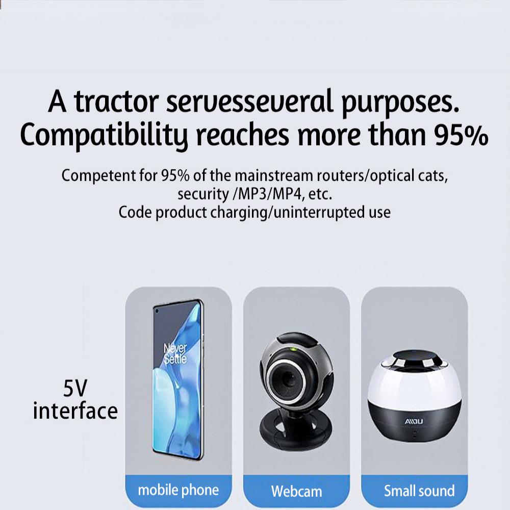 Резервный аккумулятор UPS 5 В 9 В 12 В 2 А 15 В 24 В 1 А выходной источник бесперебойного питания для IP-камеры Wi-Fi