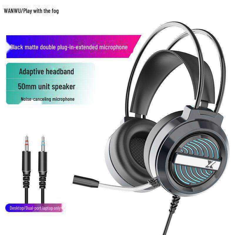 Проводная игровая гарнитура X9 с микрофоном и активным шумоподавлением