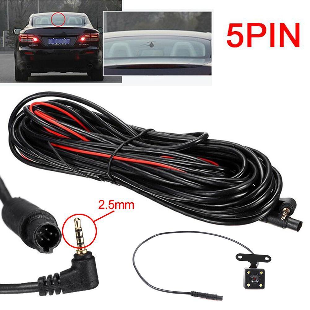 5 Pin HD Car Rear View Camera 170 Degree Wide Angle Waterproof 4 LED Night Vision Car Parking Reversing Camera Monitor Accessory