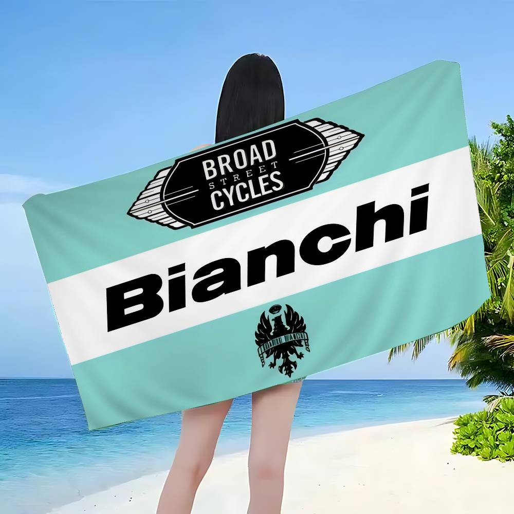 Ковер для гостиной Велосипед Bianchi Микрофибровое одеяло Быстросохнущие пляжные полотенца Большое Супервпитывающее полотенце-одеяло для бассейна