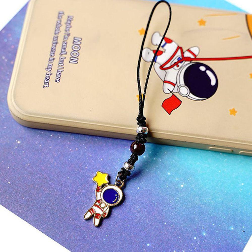 Keychain Pendant Keyring Mobile Phone Strap Astronaut Phone Charm Bag Pendant Astronaut Pendant